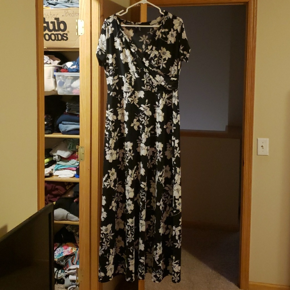 Floral Wrap Dress